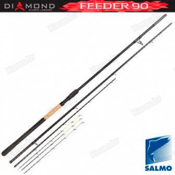 Удилище фидерное SALMO Diamond FEEDER 90,графит, 3,60 м, тест: 90 гр , 245 г